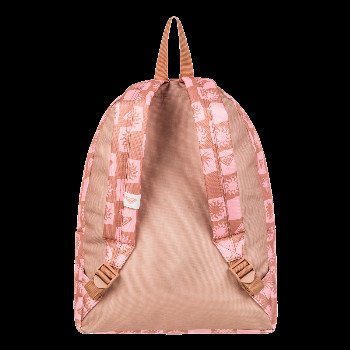 Roxy SUGAR BABY PRINTED BACKPACK IN CAMEL SUNSQUARE AX