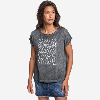 Roxy SUMMERTIME HAPPINESS - T-SHIRT FOR WOMEN BLACK