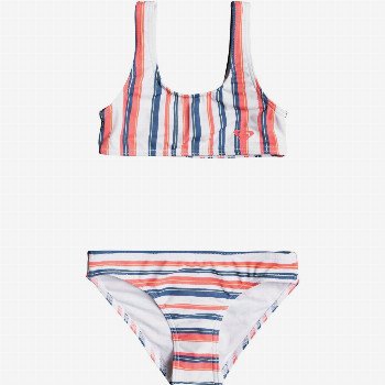 Roxy SURF FEELING - BRALETTE BIKINI SET FOR GIRLS 2-7 PINK