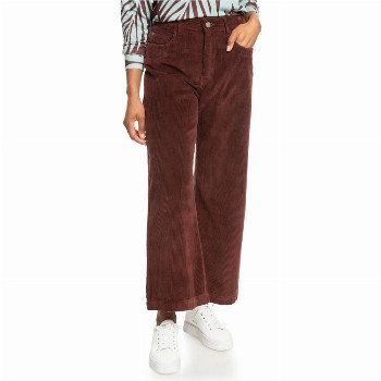 RoxySURF ON CLOUD CORDUROY TROUSERS - BITTER CHOCOLATE