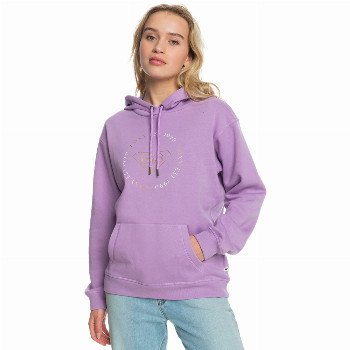 Roxy SURF STOCKED BRUSHED HOODY - REGAL ORCHID