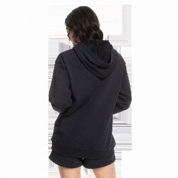 Roxy SURF STOKED BRUSHED HOODIE IN ANTHRACITE