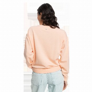 Roxy SURFING BY MOONLIGHT SWEATSHIRT IN PEACH PARFAIT