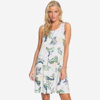 Roxy SWEET WHISPER - SHORT STRAPPY DRESS FOR WOMEN WHITE