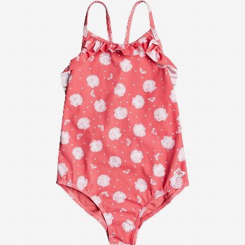 RoxyTEENY EVERGLOW - ONE-PIECE SWIMSUIT FOR GIRLS 2-7 PINK