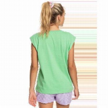 Roxy THE SMELL OF SEA T-SHIRT IN ABSINTHE GREEN
