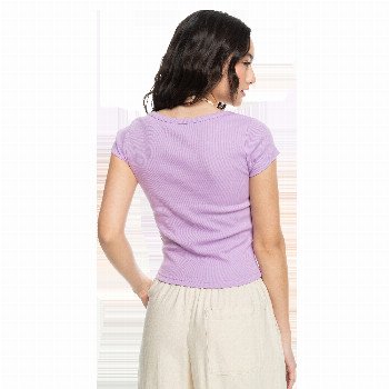 Roxy TIME FOR T-SHIRT IN CROCUS PETAL