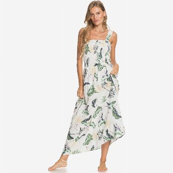 RoxyUP IN THE FLAMES - ANKLE LENGTH STRAPPY DRESS FOR WOMEN WHITE