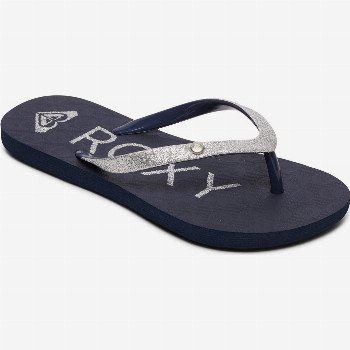RoxyVIVA GLITTER - SANDALS FOR GIRLS BLUE