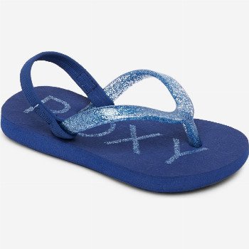 Roxy VIVA SPARKLE - SANDALS FOR TODDLERS BLUE