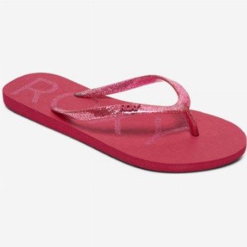 Roxy VIVA SPARKLE - SANDALS FOR WOMEN RED