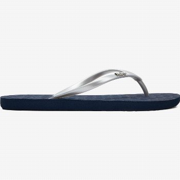 Roxy VIVA TONE II FLIP FLOPS IN SILVER
