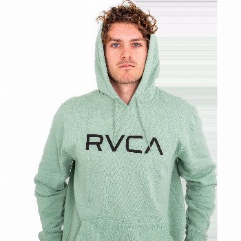 RVCA BIG HOODIE IN GREEN HAZE