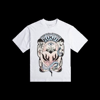 RVCA BURNING T-SHIRT IN ANTIQUE WHITE