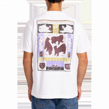RVCA GABRIELLE MONCEAUX T-SHIRT IN WHITE