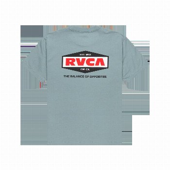RVCA LOGO T-SHIRT IN LEAD