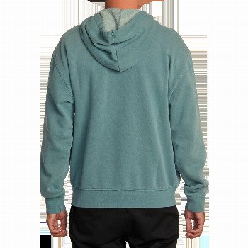 RVCA PTC HOODIE IN EVERGREEN