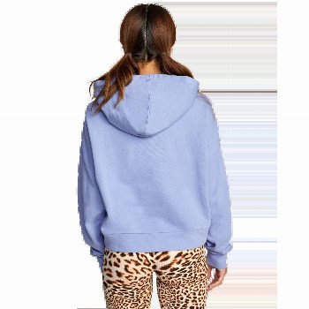 RVCA SMALL VENICE HOODIE IN GREY PURPLE