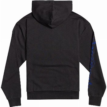 RVCA SUN SPIRIT HOODIE IN WASHED BLACK