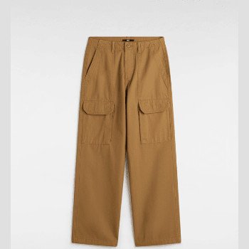 Vans ARROYO WIDE LEG CARGO TROUSERS, WOMAN, BROWN, SIZE: 22