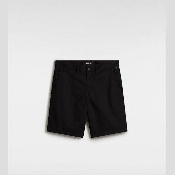Vans AUTHENTIC CHINO RELAXED SHORTS, MAN, BLACK, SIZE: 40