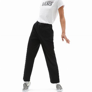 VansAUTHENTIC CHINO TROUSERS (BLACK) WOMEN BLACK