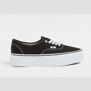 Vans AUTHENTIC STACKFORM SHOES, WOMAN, BLACK, SIZE: 12