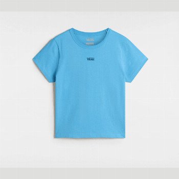 Vans BASIC MINI T-SHIRT, WOMAN, BLUE, SIZE: XXS