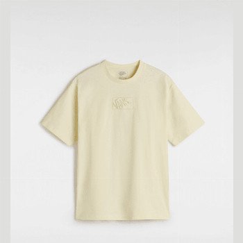 Vans BLOCKED BOX LOOSE T-SHIRT, MAN, BEIGE, SIZE: L
