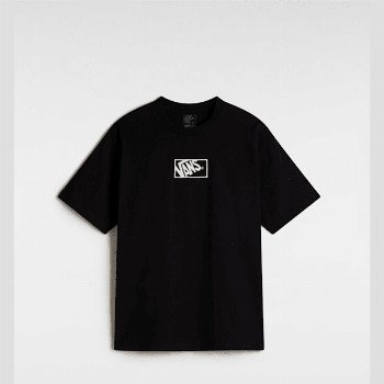 Vans BLOCKED BOX LOOSE T-SHIRT, MAN, BLACK, SIZE: M