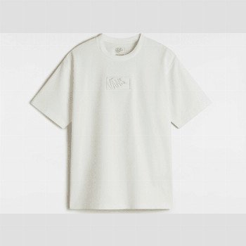 Vans BLOCKED BOX LOOSE T-SHIRT, MAN, WHITE, SIZE: L