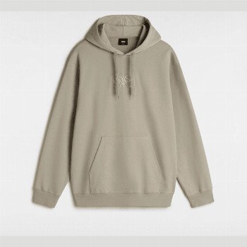 Vans BLOCKED BOX PULLOVER HOODIE, MAN, GREY, SIZE: XXL
