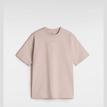 Vans BLOCKED BOX T-SHIRT, MAN, PINK, SIZE: XXL