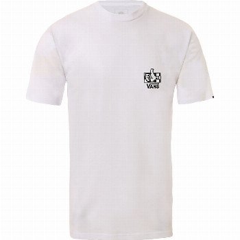 VansBMX GREEN LIGHTED T-SHIRT (WHITE) MEN WHITE
