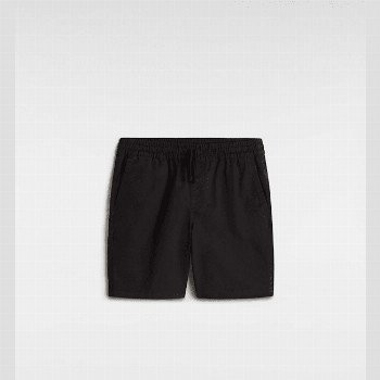 Vans BOYS RANGE ELASTIC WAIST SHORTS (8-14 YEARS), BLACK, SIZE: L
