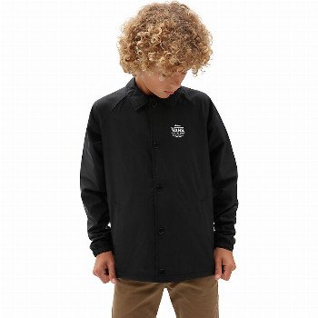 VansBOYS TORREY JACKET (8-14+ YEARS) (BLACK-WHITE) BLACK