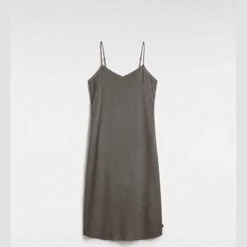 Vans CAMPBELL SLIP DRESS, WOMAN, BLACK, SIZE: XXS
