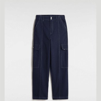 Vans CANVAS SIDEWALK TROUSERS, WOMAN, BLUE, SIZE: L