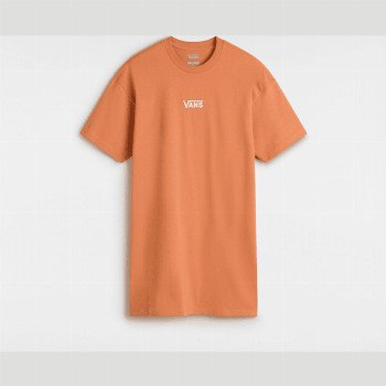 Vans CENTER VEE TEE DRESS, WOMAN, ORANGE, SIZE: XXS