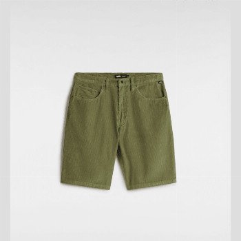 Vans CHECK-5 CORUDORY SHORTS, MAN, GREEN, SIZE: 28