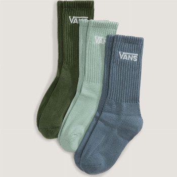 Vans CLASSIC CREW SOCKS (3 PAIRS), BLUE, SIZE: XS