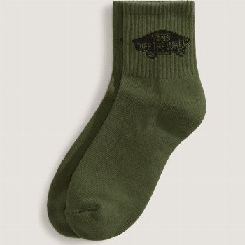 Vans CLASSIC HALF CREW SOCKS (1 PAIR), MAN, GREEN, SIZE: L