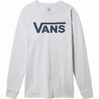 Vans CLASSIC LONG SLEEVE T-SHIRT (ASH HEATHER-STARGAZER) MEN GREY