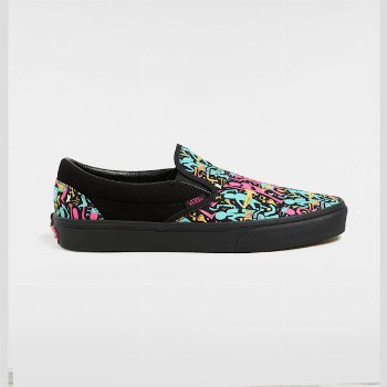 Vans CLASSIC SLIP-ON SHOES, MAN, BLACK, SIZE: 2.5