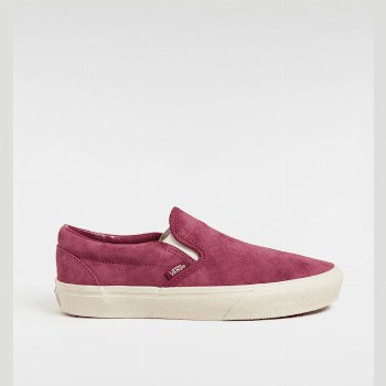 Vans CLASSIC SLIP-ON SHOES, MAN, BURGUNDY, SIZE: 12