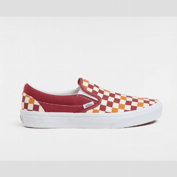Vans CLASSIC SLIP-ON SHOES, MAN, RED, SIZE: 8.5