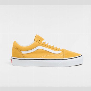 Vans COLOR THEORY OLD SKOOL SHOES, MAN, YELLOW, SIZE: 12