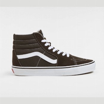 Vans COLOUR THEORY SK8-HI SHOES, MAN, BROWN, SIZE: 11