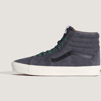 Vans COLOUR THEORY SK8-HI SHOES, MAN, GREY, SIZE: 10