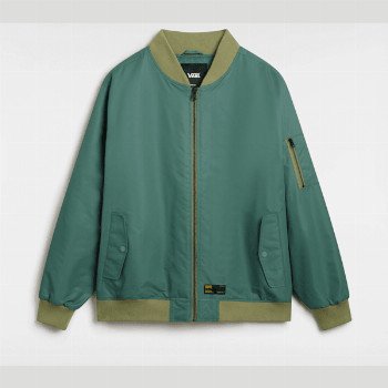 Vans COPLEY BOMBER JACKET, MAN, GREEN, SIZE: XXL